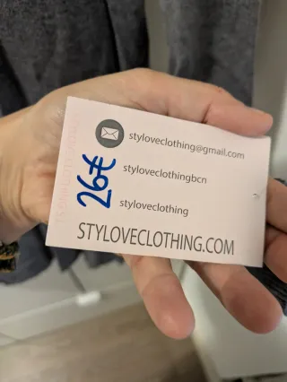 Jersey gris cuello alto talla única