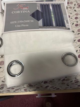 4 Cortinas Blancas 150x260cm