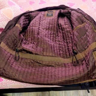 Chaquetón marrón/verde