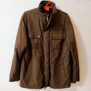 Chaquetón marrón/verde