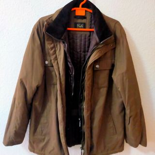 Chaquetón marrón/verde