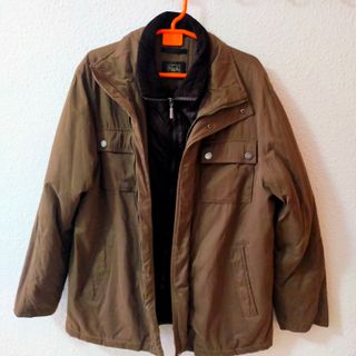 Chaquetón marrón/verde