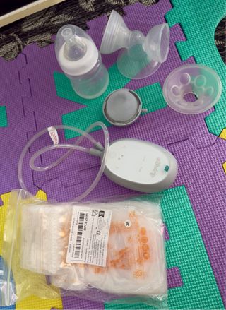 Extractor de leche eléctrico con bolsas