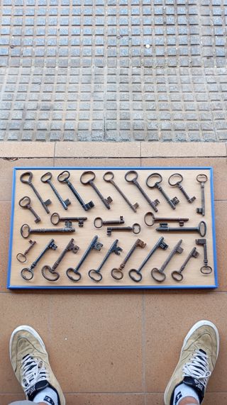 Set di chiavi decorative antiche