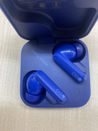 Auriculares Bluetooth Azul y Plateado