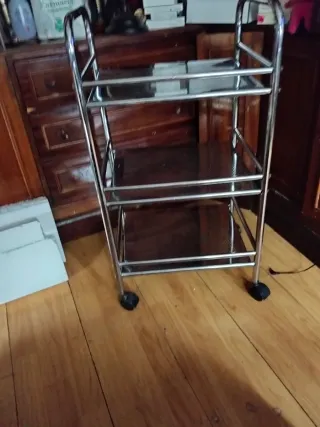 Estantería Acero Inox con Ruedas. Última rebaja!!