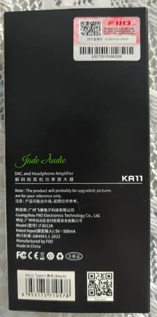 FiiO KA11 Amplificador DAC Negro