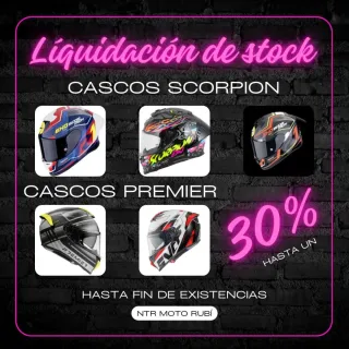 Cascos Scorpion y Premier