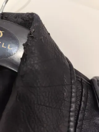 Chaqueta cuero Stradivarius mujer