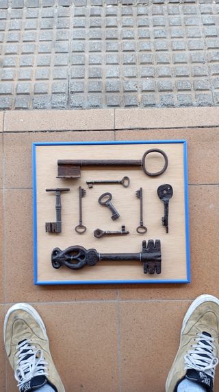Set di chiavi decorative antiche