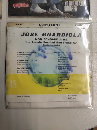 Jose Guardiola 4 singles