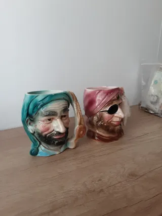 Tazze da birra in ceramica pirata