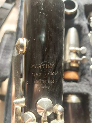 Clarinete Martin Frères Paris de granadillo