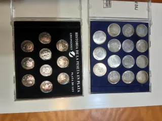 Colección Monedas Plata Barça y Peseta