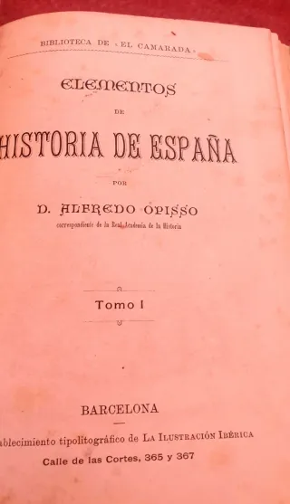 Narraciones de Historia Natural I Historia  España