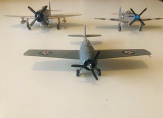 Lote de 3 Maquetas de Aviones WWII Escala 1/72
