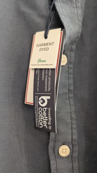 Camisa El Ganso XL Azul Nueva con Etiqueta