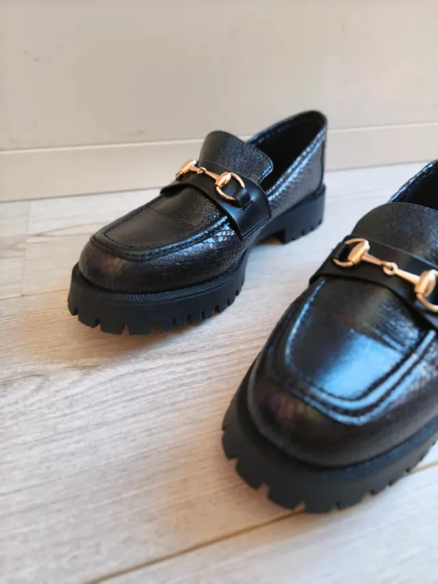 Mocasines Azarey Negros Talla 39