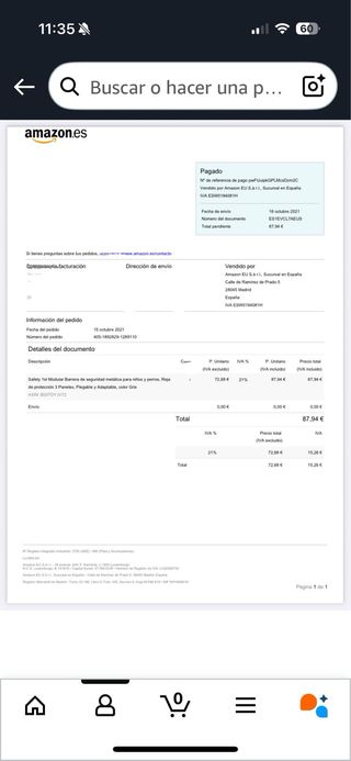 Barrera de seguridad de 3 paneles metal gris