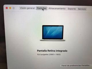 MacBook Pro 15” 2014 Plata