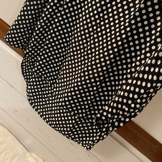 Blusa Zara lunares negra y blanca