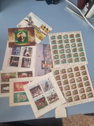 Sellos Mundiales Hojas Bloque