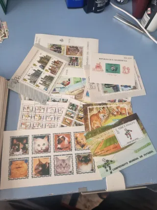 Sellos Mundiales Hojas Bloque