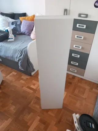 Consola estrecha Ikea blanca