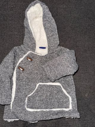 Felpone con cappuccio e tasca