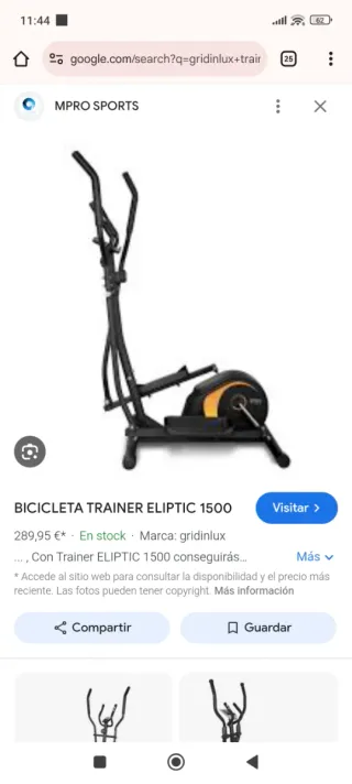 Bicicleta Elíptica Grindilux 1500