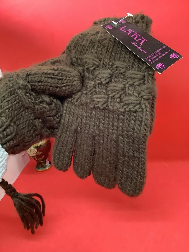 Guanti uomo ERRA lana marroni taglia unica