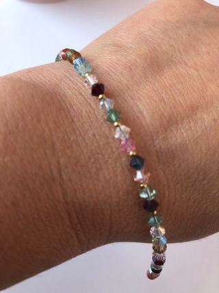 Pulsera Swarovski Oro 750 Multicolor
