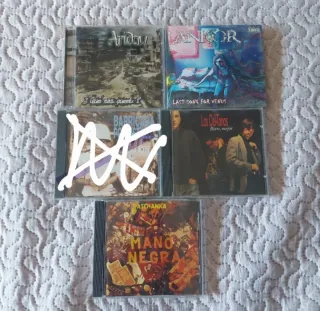 Lote 4 CDs Rock Español