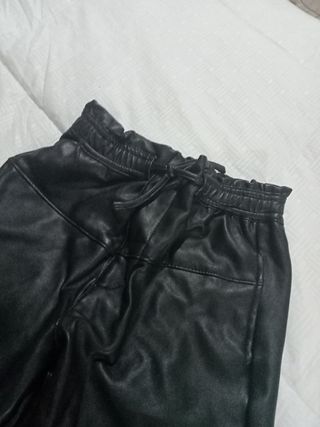 Pantaloni ecopelle bambina 7/8 anni