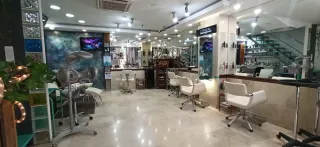 Sala privada en salón de peluquería