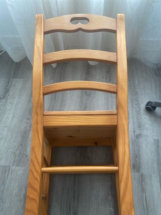 Silla de pino macizo