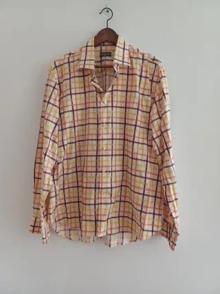 Camisa Roberto Verino cuadros multicolor