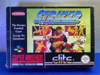 JUEGO PAL UKV SNES STRIKER COMPLETO