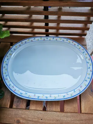 Bandeja Porcelana Santa Clara Floral