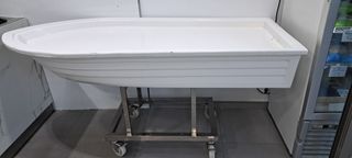Barca expositora blanca