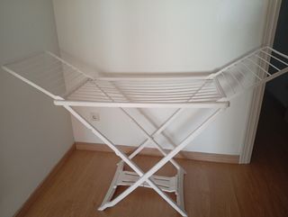 Tendedero plegable blanco