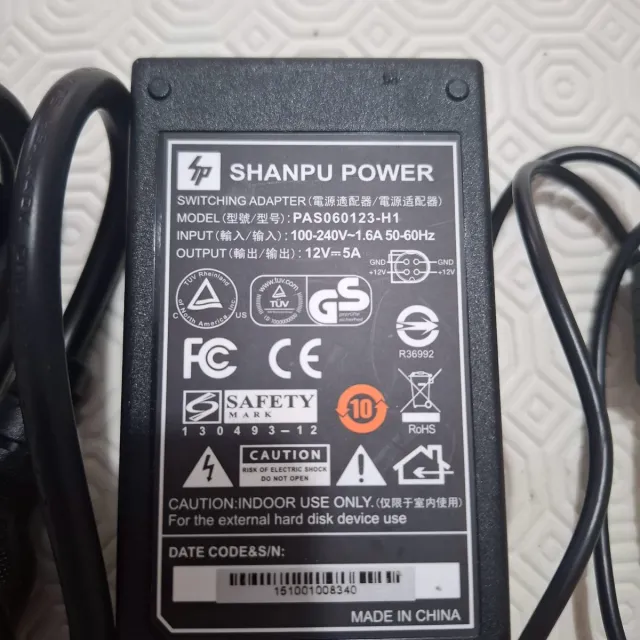 Alimentatore Shanpu Power 12V 5A