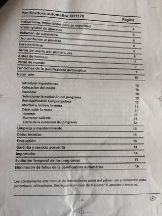 Panificadora sin usar