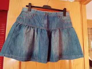 Falda vaquera de mujer Cintura 96 Cadera 112