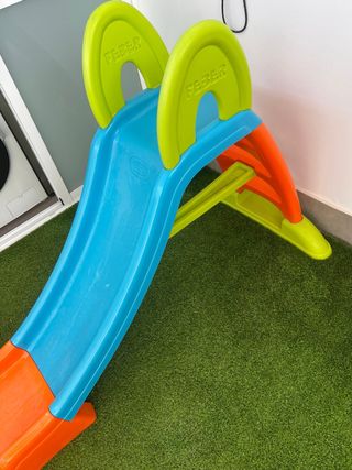 Tobogán infantil Feber azul y verde
