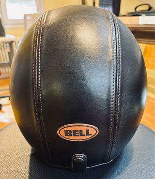 Casco Cuero Moto Bell Talla S