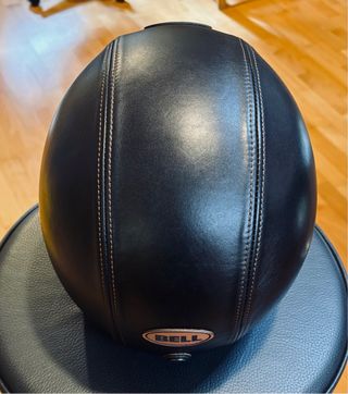 Casco Cuero Moto Bell Talla S