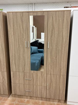 Armario blanco con espejo y cajones! Nuevos!!