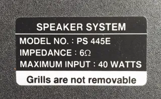 Altavoces Samsung PS-445E