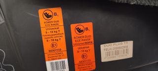 Silla coche bebé Römer